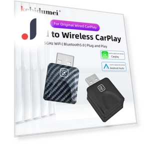 2-in-1 Wireless CarPlay & Android Auto Adapter — Phone Accessories, Kebidumei
