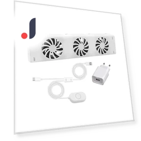 3-Fan Home Radiator Magnetic Smart Cooling Fan — Home Cooling Solutions, Seahorse Home