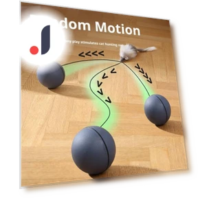 Automatic Rolling Ball Cat Toy — Balls, Love Pet House