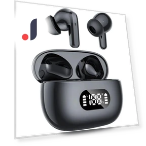 Bluetooth Earbuds with Charging Case — In-Ear Headphones, Junmaocun
