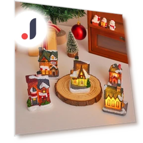Christmas Snow House — Collectible Buildings, AI Supermarket