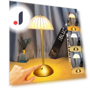 Crystal Rechargeable LED Desk Lamp with Touch Sensor — Study & Desk Lighting, Cosy Homes