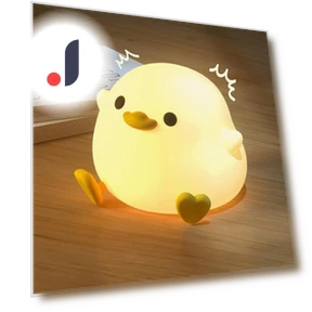 Cute LED Silicone Duck Night Light — Night Lights, Yiran Furniture