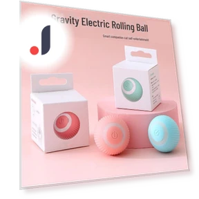 Intelligent Glowing Gravity Rolling Toy — Cat Playthings, AI Market