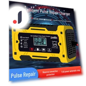 Intelligent Motorcycle Battery Charger with Pulse Repair Function — Battery Chargers, AI Supermarket