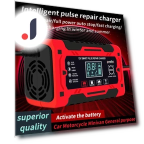 Intelligent Pulse Charger for Motorcycle, Yacht, and Car Battery Repair — Chargers, AI Supermarket