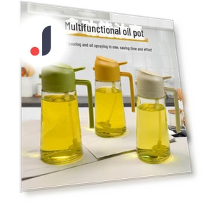 Large Capacity Oil Pot with Automatic Opening and Closing — Bottles, AI Supermarket