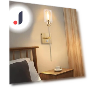 Luxury Gold Wall Light with Touch Control — Wall Lighting, TOMTOP JMS