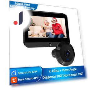 Mini 1080P Digital Doorbell Peephole Camera — Smart Home Security, Qichuanxin
