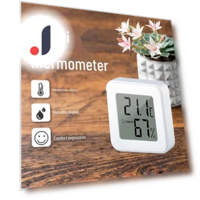 Mini Electronic Thermometer and Hygrometer — Home Climate Control, Smarter than future