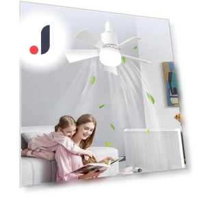 Modern Ceiling Light with Fan — Ceiling Fans, AI Supermarket