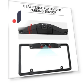 Parking Sensor Frame with 2 Ultrasonic Sensors and 1 Camera — Car Accessories & Gadgets, Reakosound