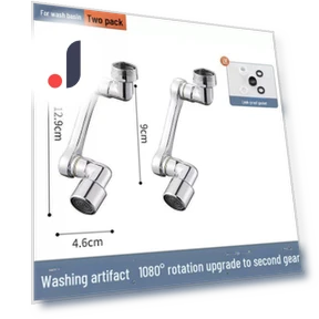 Rotating Robotic Bathroom Faucet Extension Arm — Sink Faucets & Parts, 16Double8