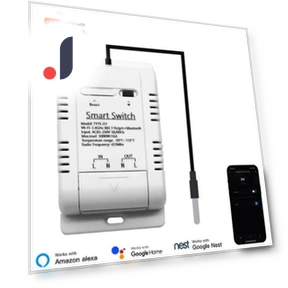 Smart Temperature Monitor and Thermostat Switch — Home Climate Control, Vinde Home