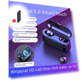 Touch Display Wireless Earbuds — In-Ear Headphones, Best Electronics