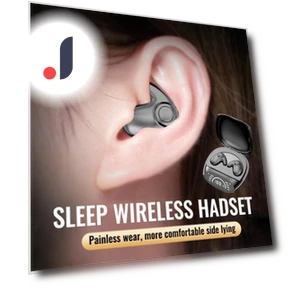 Ultra-thin Wireless Bluetooth Headset for Sleep — Audio Gear, AI Supermarket