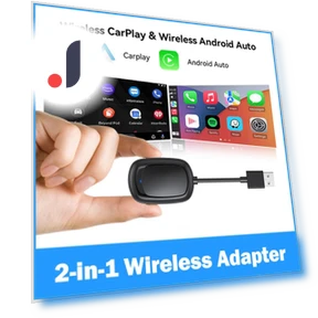 Universal Wireless Adapter CarPlay 2 in 1 — Car Essentials, AutomobileMotorcycleParts