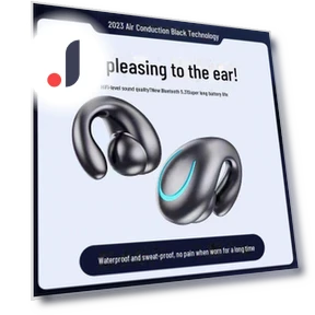 Wireless Bluetooth Headset with Bone Conduction — Over-Ear Headphones, AI Supermarket