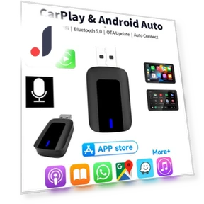 Wireless CarPlay Android Auto Adapter — Car Accessories & Gadgets, Meiteai-All