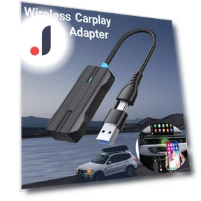 Wireless CarPlay Bluetooth Adapter — Phone Accessories, Auto Launcher