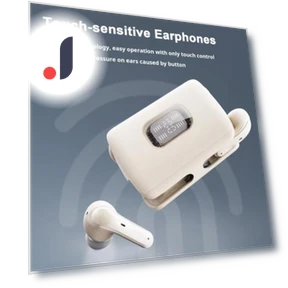 Wireless Earbuds with Touch Control and Noise Cancellation — In-Ear Headphones, Computer Life