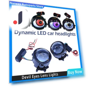 3-inch Dynamic Devil Eyes Lenses — Headlight, 888 Auto Parts Town