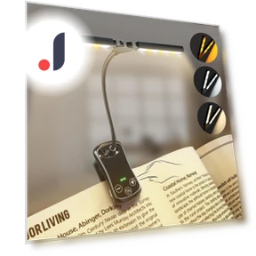 Adjustable Rechargeable Touch Book Light — Reading Lights, Elegant Living House