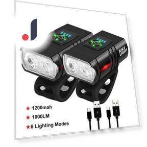 Bicycle Front and Rear Light Set — Bike Light Sets, AI Supermarket