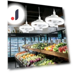 Ceiling Fan with LED Light — Ceiling Fan Lighting Solutions, The Romantics