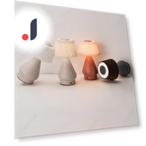 Creative LED Fabric Lampshade with Touch Dimming — Lighting Accessories, Elegant Living House