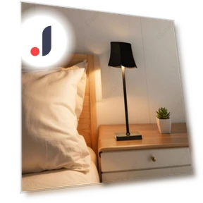 Creative LED Touch Lamp with High Stand — Standing Lights, Elegant Living House
