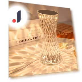 Crystal Scandinavian Style LED Desk Lamp — Desk & Table Lighting, TOP HOME