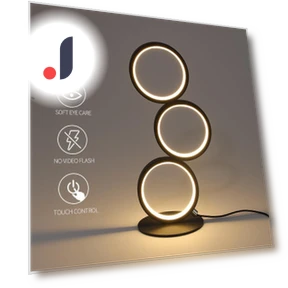 Dimmable Table Lamp with Smart Touch Ring — Desk & Table Lighting, Elegant Living House