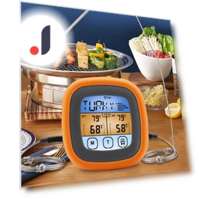 Dual Needle Color Screen Food Thermometer — Instant-Read, Happy Home Mall