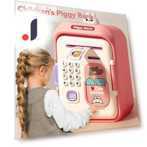 Electronic Piggy Bank — Savings & Piggy Banks, Simple and warm