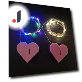 Gift Box with LED Copper Wire and Automatic Lid Activation — Greeting Card Holders, AI Supermarket