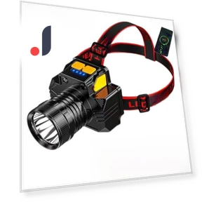 Inductive Headlamp with USB Charging — Flashlights, AI Supermarket