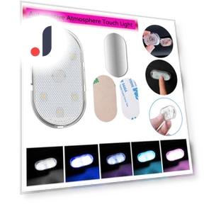 LED Touch Sensor Multicolor Car Light — Courtesy Lamp, Auto Launcher
