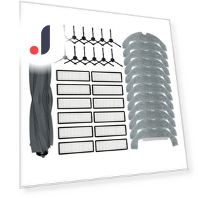 Main Side Brush, Cloth, HEPA Filter, Spare Parts, Accessory Kit — Parts & Accessories, Elegant Living House