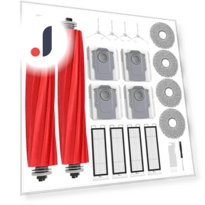 Main Side Brush HEPA Filter Dust Bags — Parts & Accessories, Elegant Living House