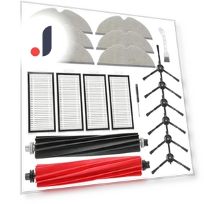 Main Side Brush, HEPA Filter, Mop Cloth, Dust Bags — Parts & Accessories, Elegant Living House