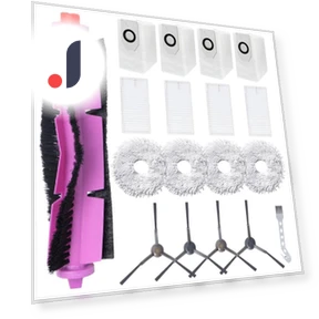 Main Side Brush, Hepa Filter, Mop Cloth, Dust Bags Replacement Accessories Parts — Parts & Accessories, Elegant Living House