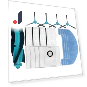 Main Side Brush-Mop with Dust Collector Filter — Vacuum Attachments, Elegant Living House