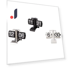 Modern Silent School Retro Flip Clock — Clocks, GYROBALL