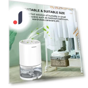 Portable Air Dehumidifier 2-in-1 — HEPA Air Purifiers, Modern Home Furnishing