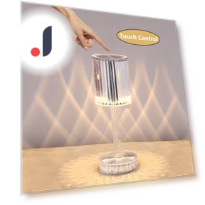 Portable Crystal Table Lamp — Lamps & Shades, Binchi Lighting Appliances