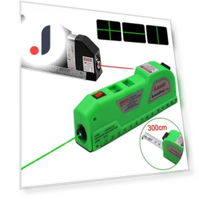 Portable Laser Level with Tape Measure and Infrared Sensor — Alignment & Leveling Lasers, AI Supermarket