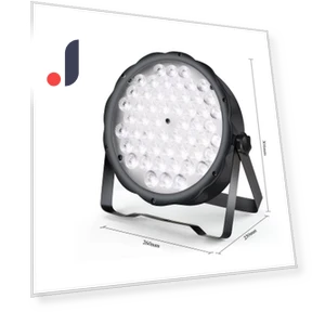 RGBW Par Disco Light — Black Light, HIMO Group