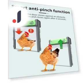 Smart Anti-Pinch Automatic Chicken Door — Window Openers, GYROBALL