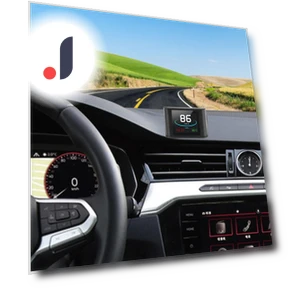 Smart Digital Meter HUD P10 Projection Display — Clock, AINYSZIN Automotive Parts